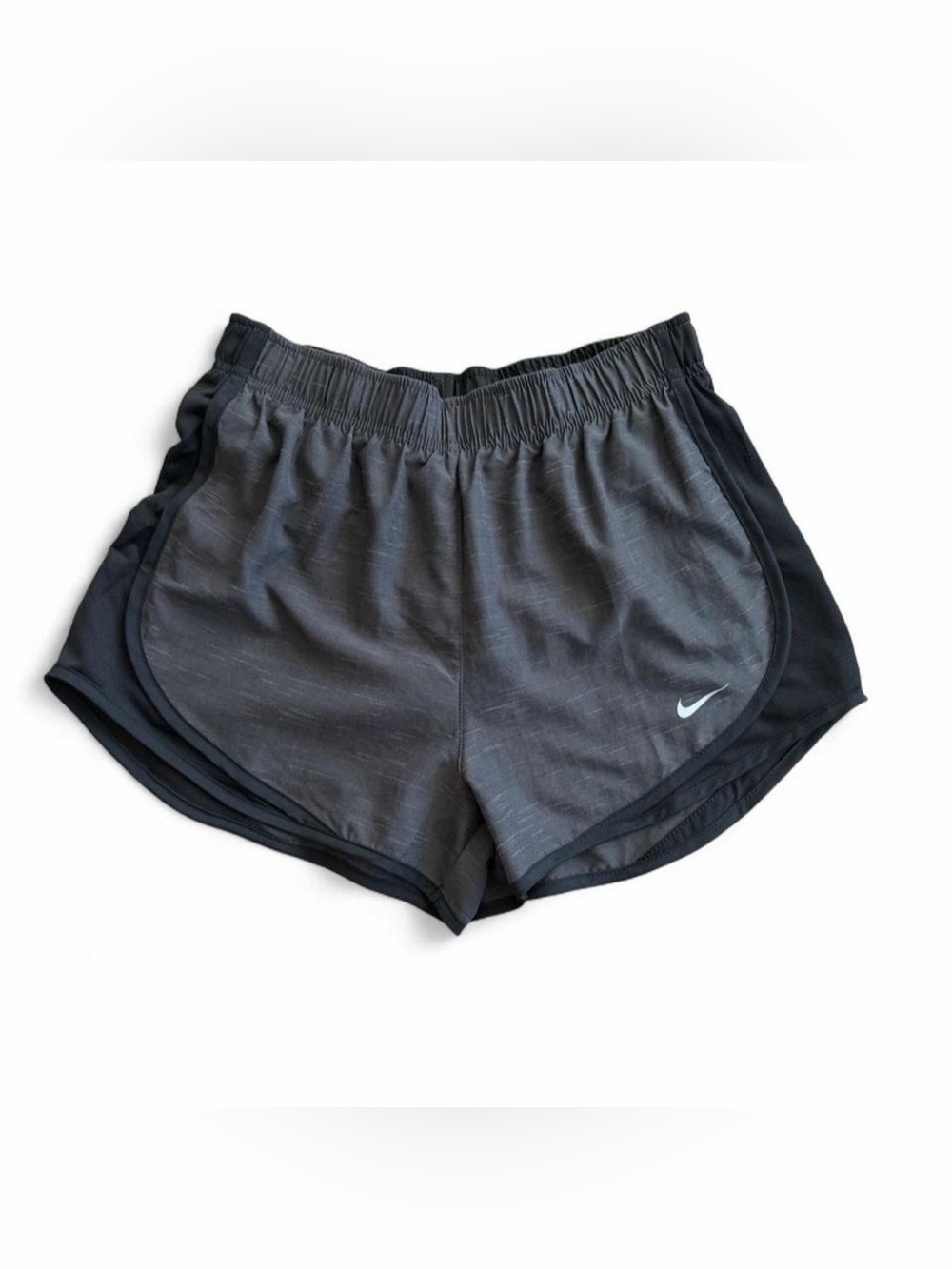NWT Nike Dri-FIT Tempo Running Shorts in Black Heather Gray Size S